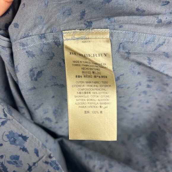 Burberry Button Down Floral Shirt - Picture 6 of 8